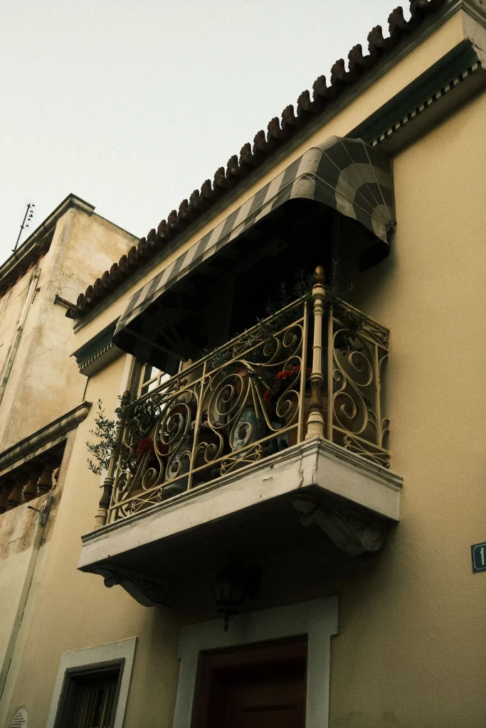 mały balkon